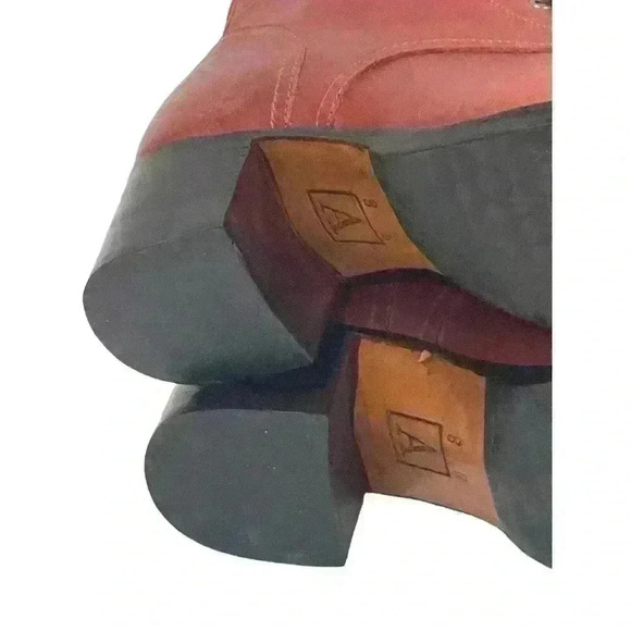 Adelante/Elena Women’s Burgundy/ Pomegranate Leather Lace Up Booties SZ 8B NWOB - Picture 11 of 15